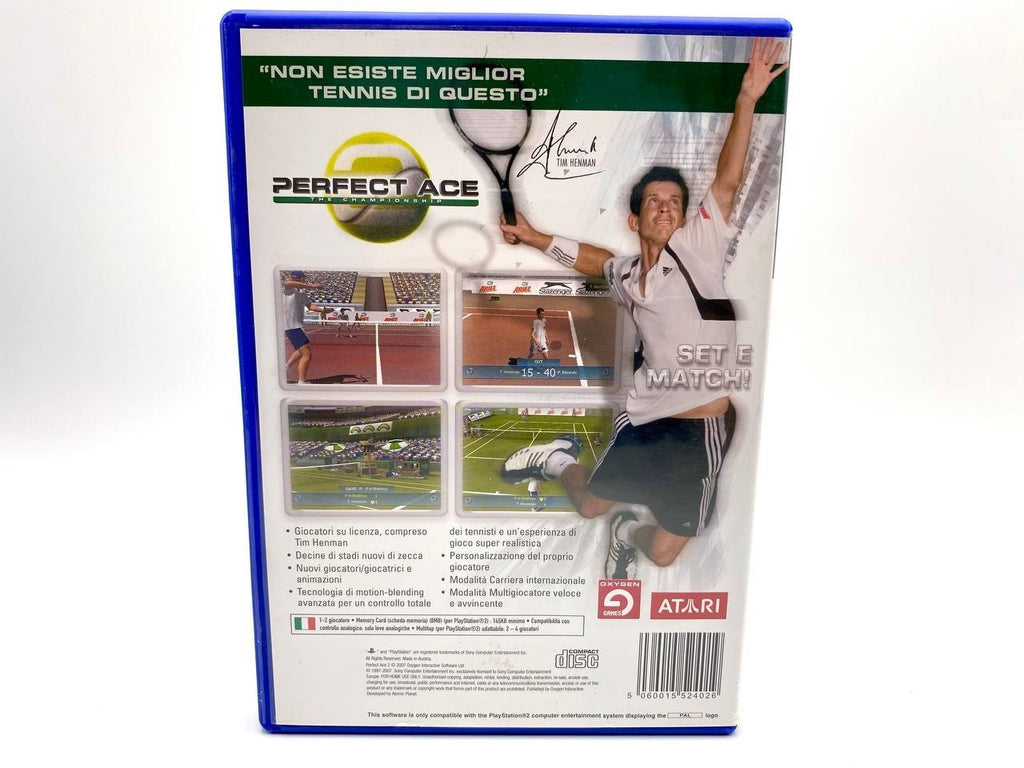 Perfect Ace 2 The Championships Pal Italiano Sony PS2 PlayStation 2 Completo