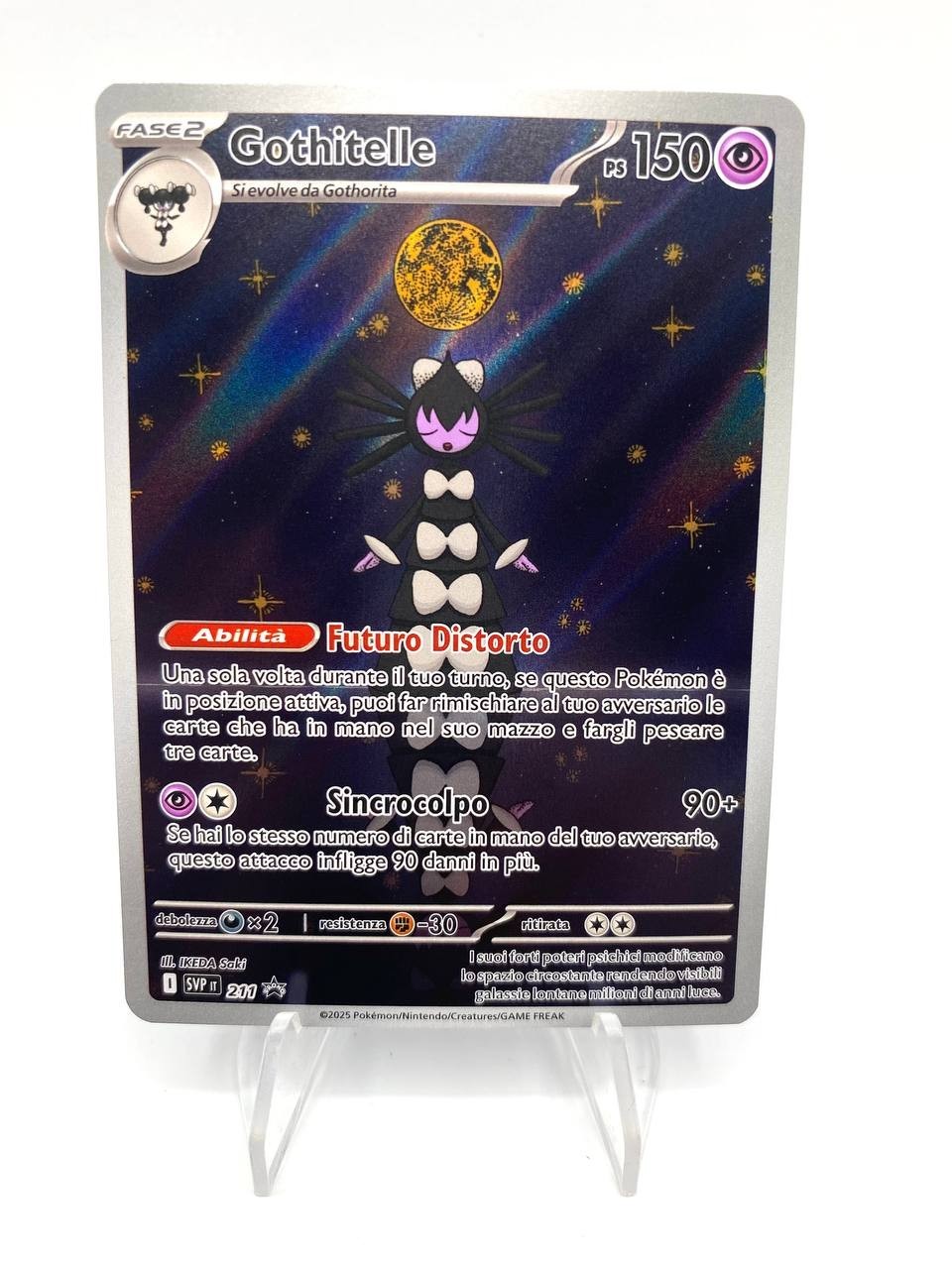 Carta Pokemon Gothitelle Black Star Promo SVP 211 Near Mint Italiano Holo