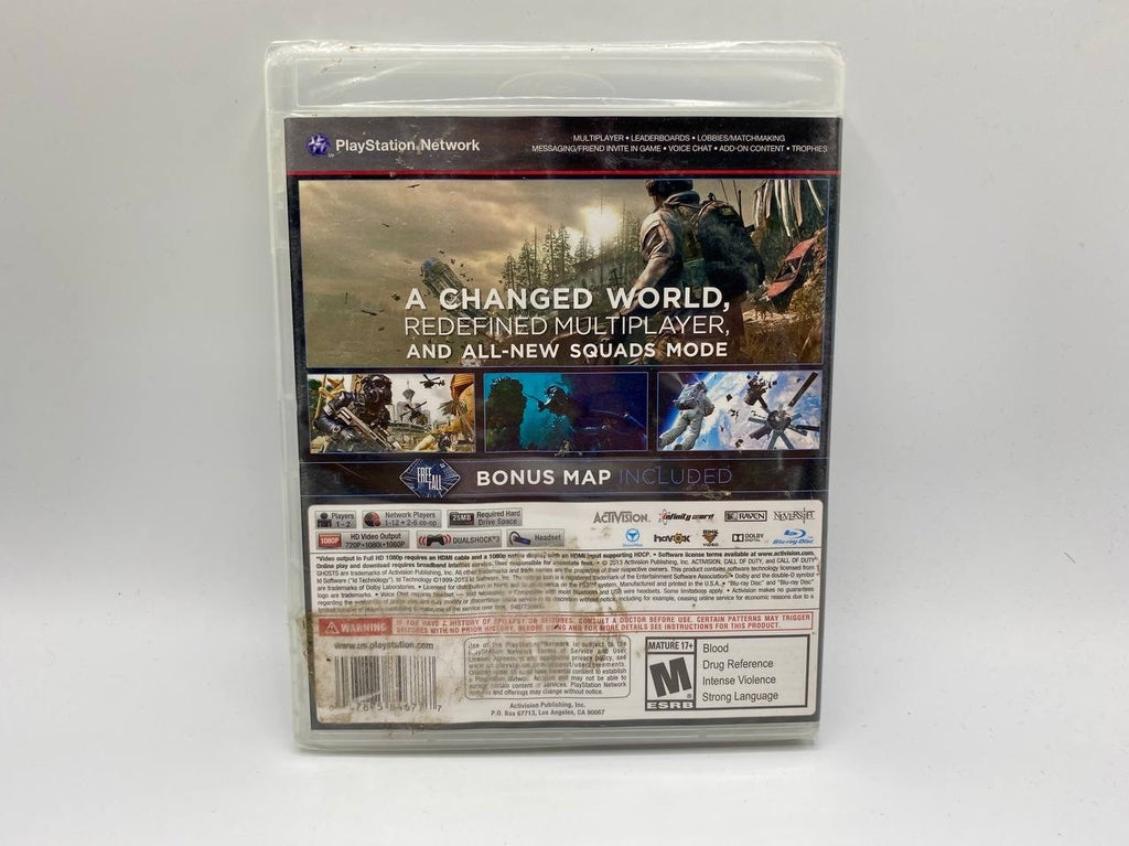 Call of duty ghosts ps3 Playstation Activision Inglese Sealed Completo