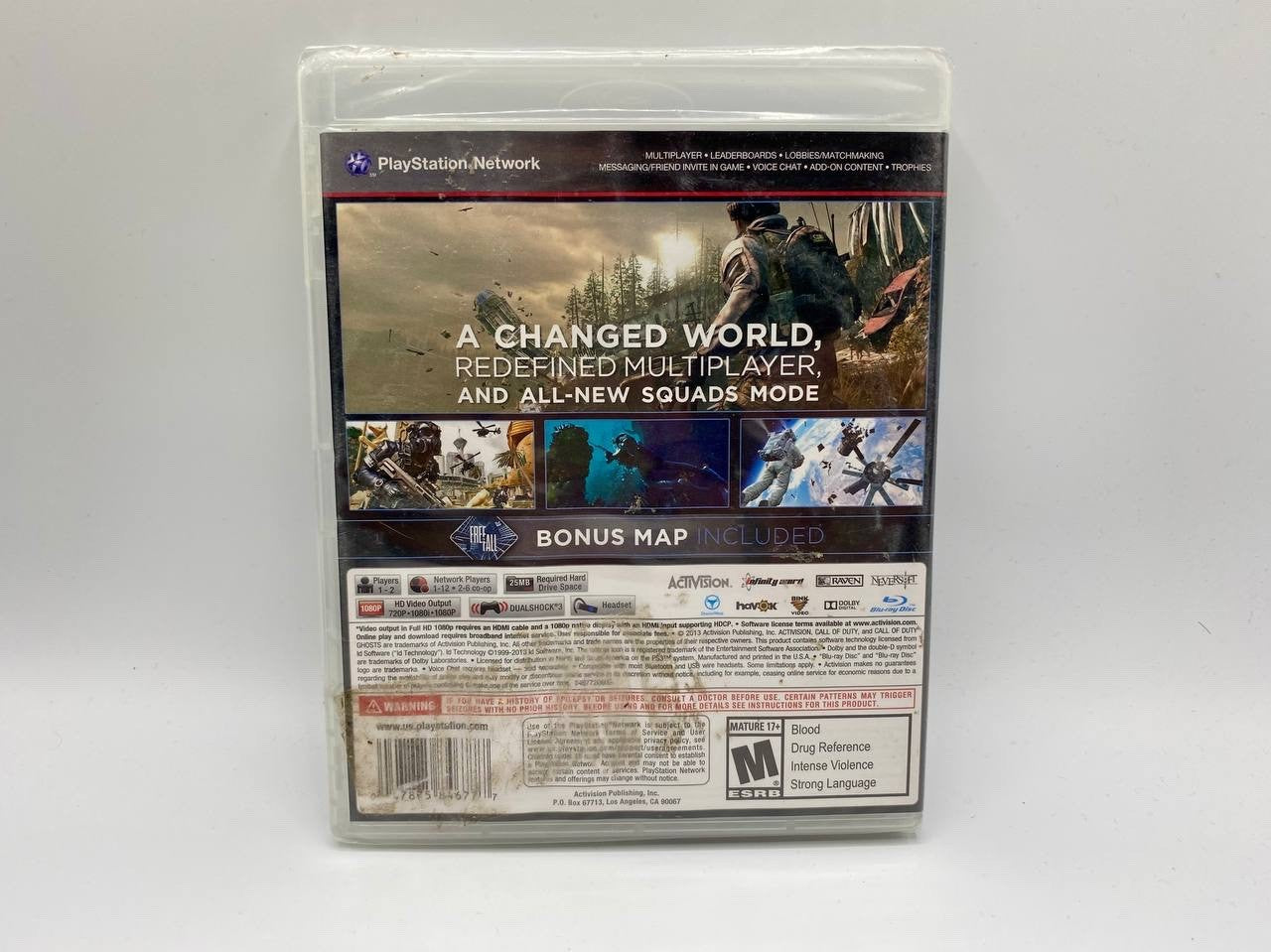 Call of duty ghosts ps3 Playstation Activision Inglese Sealed Completo