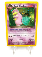 Carta Pokémon Dark Slowbro Holo set Team Rocket 12/82 Inglese Vintage Near mint