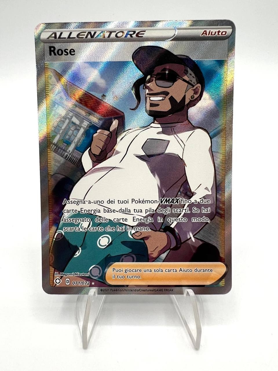 Carta pokemon Rose D 071/072 set Destino splendente Near mint Italiano Holo