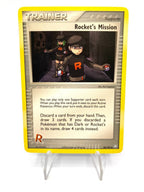 Carta pokemon Rocket’s Mission 88/109 EX Team Rocket Returns Excellent ENG