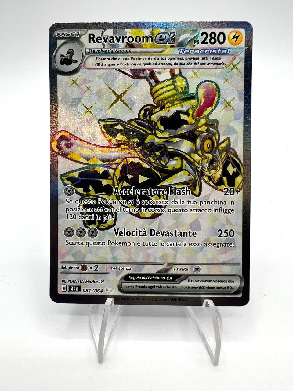 Carta pokemon Revavroom EX 081/064 SFA set Segreto Fiabesco Italiano near Mint