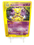 carta Pokémon Alakazam 1/165 set Expedition Holo Rare ENG Inglese Vintage Good