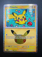 Pokemon Pikachu 30C 029/128 07/30 30° Anniversario Near Mint Italiano Holo