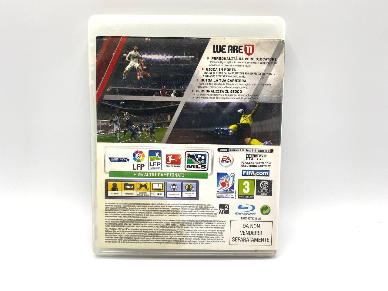 FIFA 11 PS3 Sony PLAYSTATION ottimo completo Funzionante Italiano