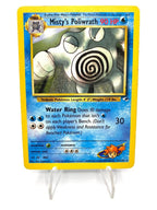 Carta pokemon Misty's Poliwrath 31/132 set Gym Heroes GH Vintage Good No holo