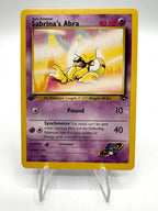 Carta pokemon Sabrina's Abra 93/132 set Gym Challenge 1a edizione EXC Eng