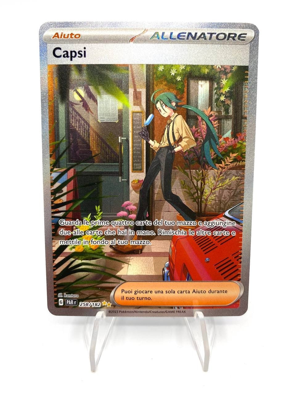 Carta pokemon CAPSI 258/182 set Paradosso Temporale PAR NEAR MINT Italiano