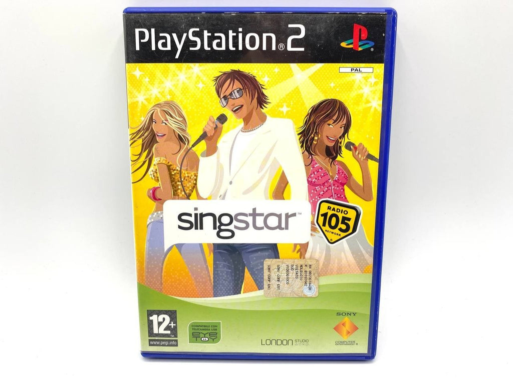Singstar radio 105 ps2 gioco sony playstation 2 Completo Funzionante Italiano