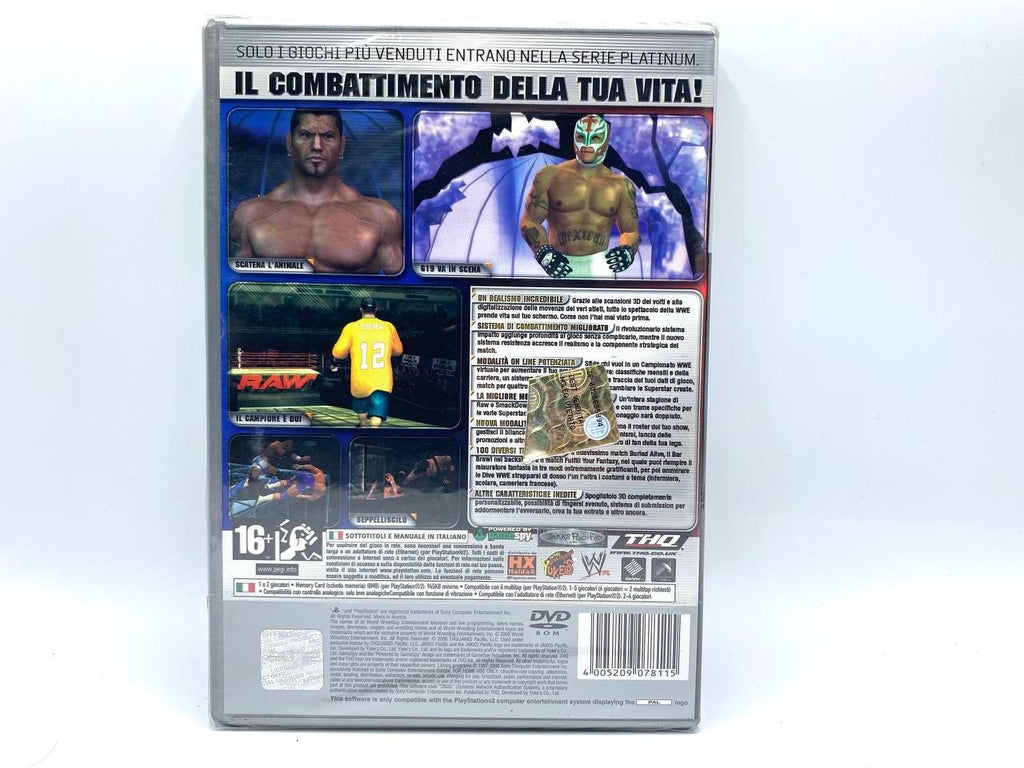 WWE SmackDown Vs Raw 2006 Sony PlayStation PS2 Platinum Nuovo Sigillato Italiano