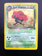 Carta Pokémon Dark Vileplume set Team Rocket 13/82 Holo Poor Vintage Inglese