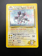 Carta Pokemon Gym Heroes Lt. Surge's Magneton 8/132 Inglese Poor Vintage Holo