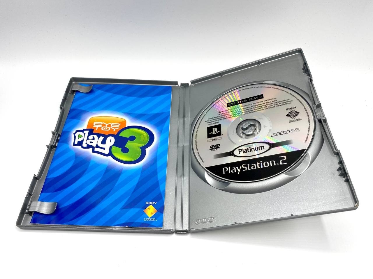 EYE TOY PLAY 3 KINETIC  VIDEOGIOCO PLAY STATION 2 Funzionante Italiano Completo