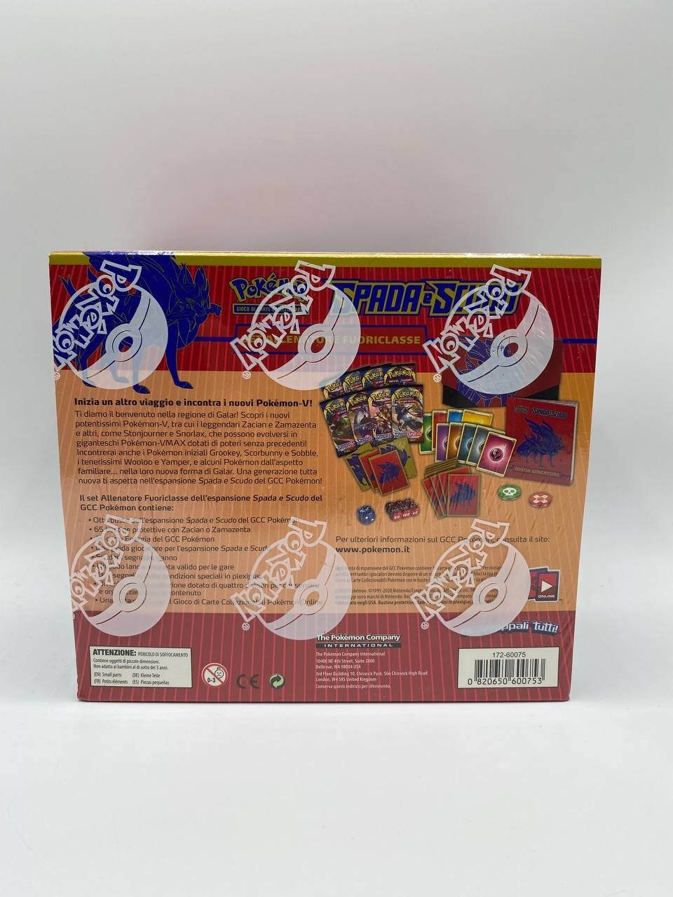 Pokemon ETB Spada Scudo Zacian Set Allenatore Fuoriclasse ITA Sealed Sigillato