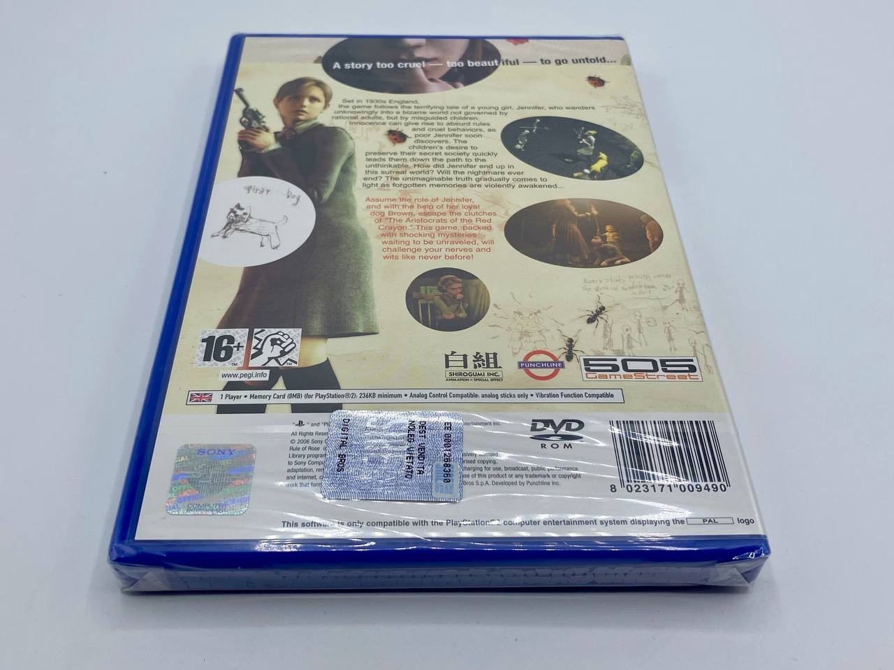 Videogioco RULE OF ROSE PS2 PAL UK SIGILLATO 505 GAMES INGLESE NUOVO Punchline