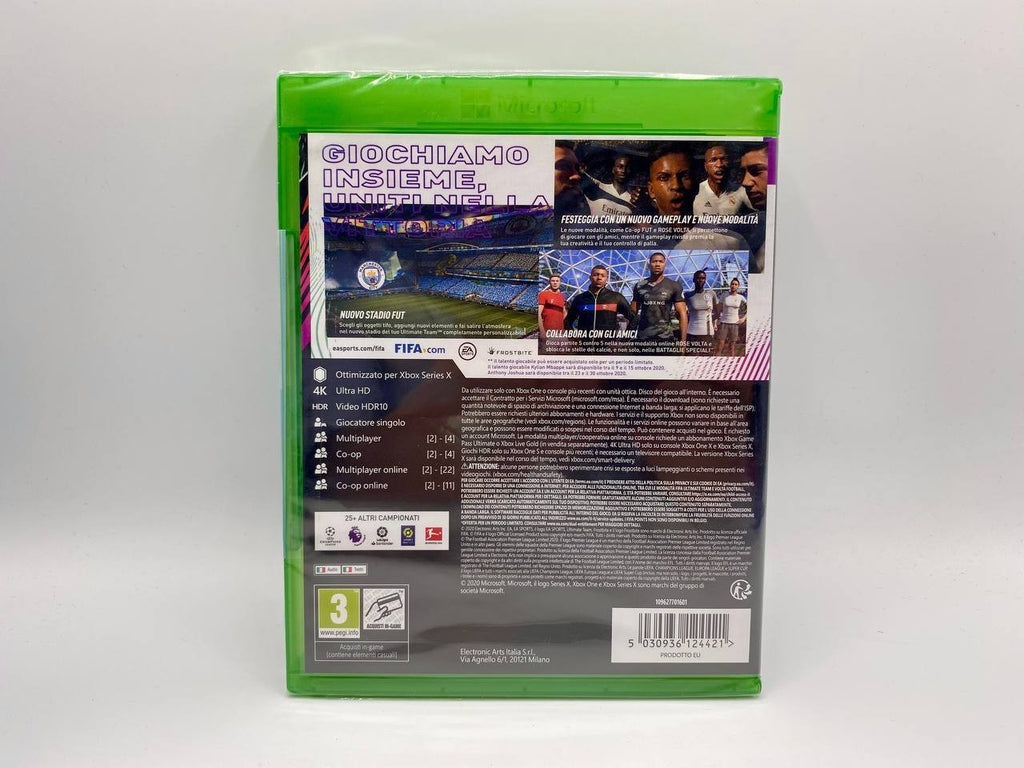 Videogioco Calcio Fifa 21 EA sports Xbox serie X S One Nuovo Sigillato Italiano