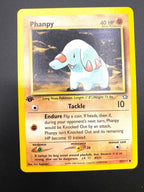 Carta Pokemon Phanpy set Neo Genesis 43/111 NM Vintage Inglese 1a edizione