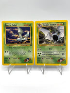 Lotto Pokemon Gym Challenge Koga's Golbat 46/132 Koga's zubat 83/132 EXC ENG