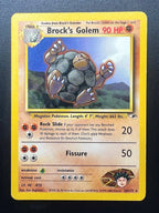 Pokémon Brock's Golem set Gym Heroes GH 20/132 No Holo Italiano Vintage Good