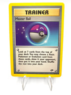 Carta pokemon Master Ball Uncommon set Gym Challenge 116/132 NM Inglese Vintage