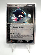 Carta pokemon Sneasel ex 103/109 set Rubino e zaffiro Rara Holo Vintage Played