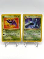 Lotto Pokemon Zubat 57/62 Golbat 34/62 1a Edizione Fossil FO Italiano Excellent