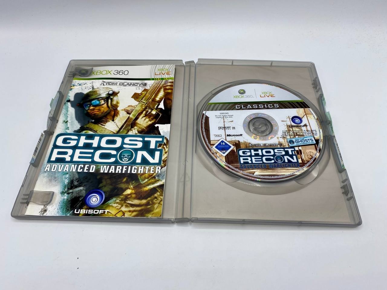 Microsoft XBOX 360 Ghost Recon Advanced Warfighter Italiano Completo funzionante