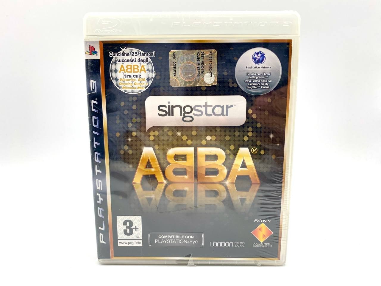 Gioco SINGSTAR ABBA PS3 PLAYSTATION 3 COMPLETO Italiano Sigillato Nuovo