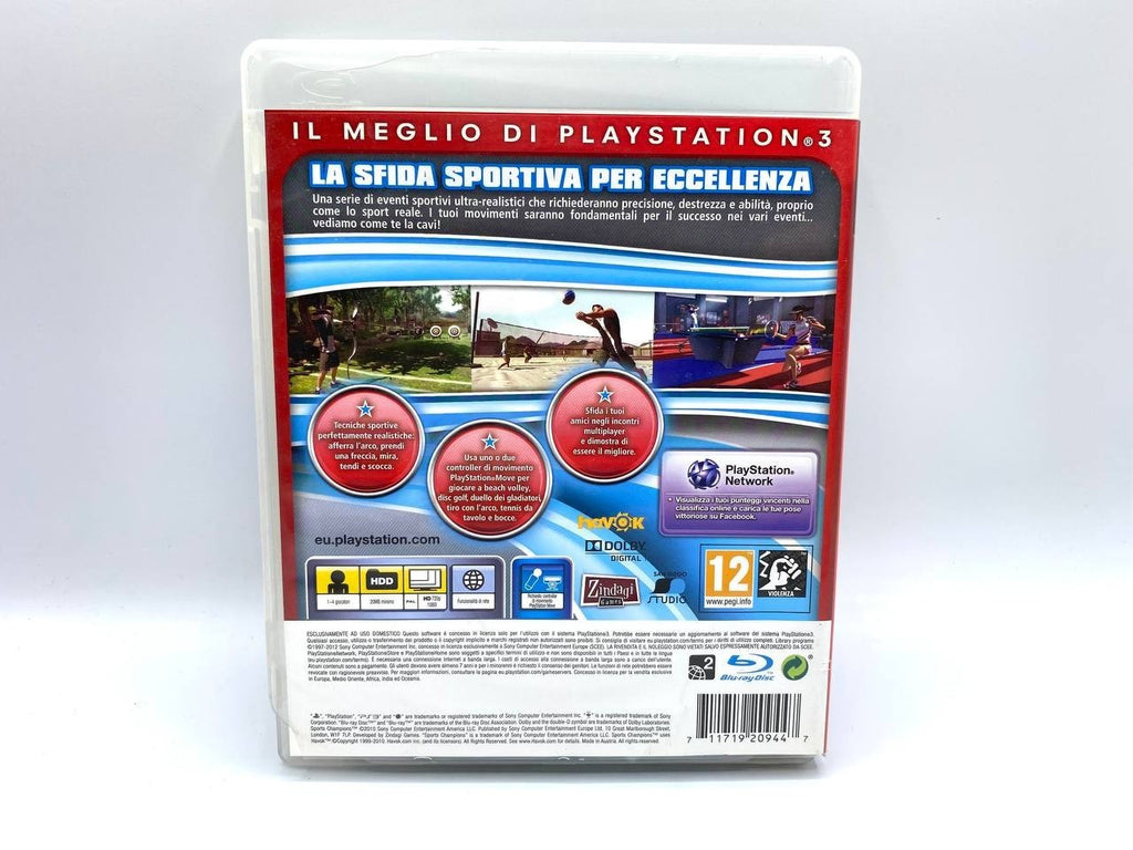 Sports Champions PS3 PLAYSTATION essentials Funzionante completo Italiano