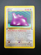 Carta Pokemon Ditto 18/62 Fossil FO 1a edizione Italiano Light Played Vintage