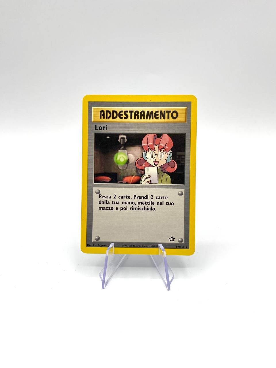 Carta pokemon Lori set Neo Genesis 87/111 Italiano Vintage Good No holo