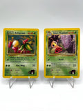 Pokemon Erika's Bellsprout 75/132 Erika's Weepinbell 48/132 set Gym Heroes EXC