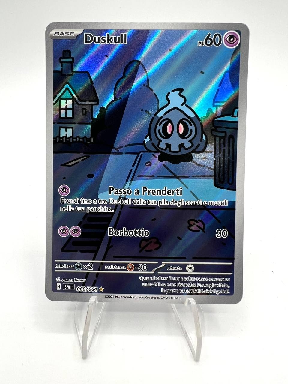 Carta pokemon Duskull SFA 068/064 set Segreto Fiabesco Italiano Near Mint holo