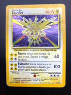 Carta Pokémon Zapdos 16/102 Base Set BS Holo Italiano Vintage Wizards Poor
