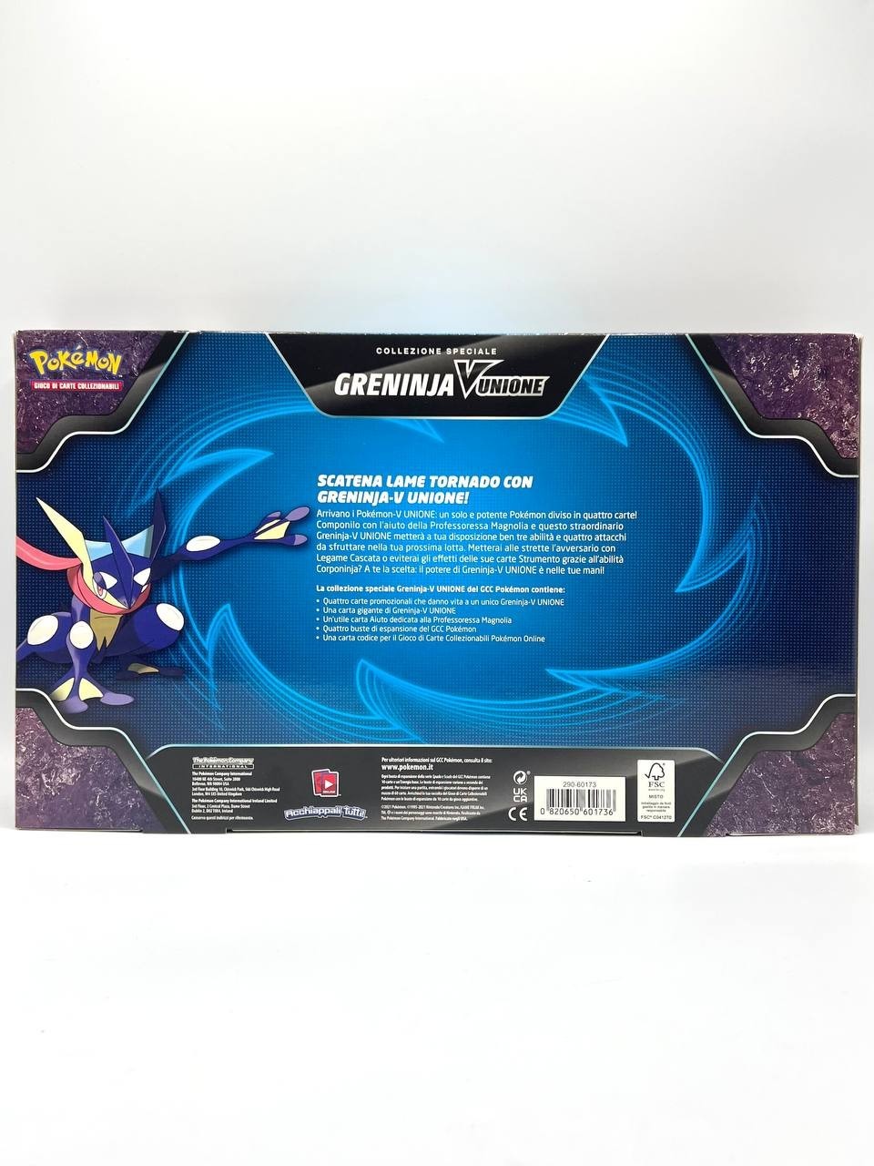 Pokemon Greninja V unione Collezione speciale Italiano Sealed