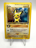 Carta pokemon Pichu 12/111 set Neo Genesis Holo Inglese ENG Played Vintage