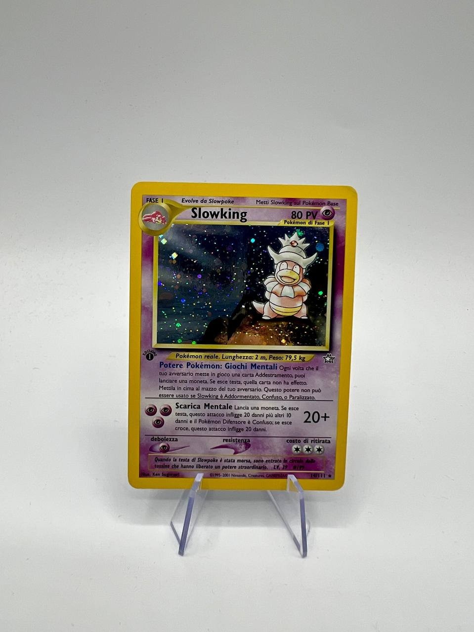 Slowking (NG14) Rare Holo Neo Genesis 14/111 good italiano prima edizione