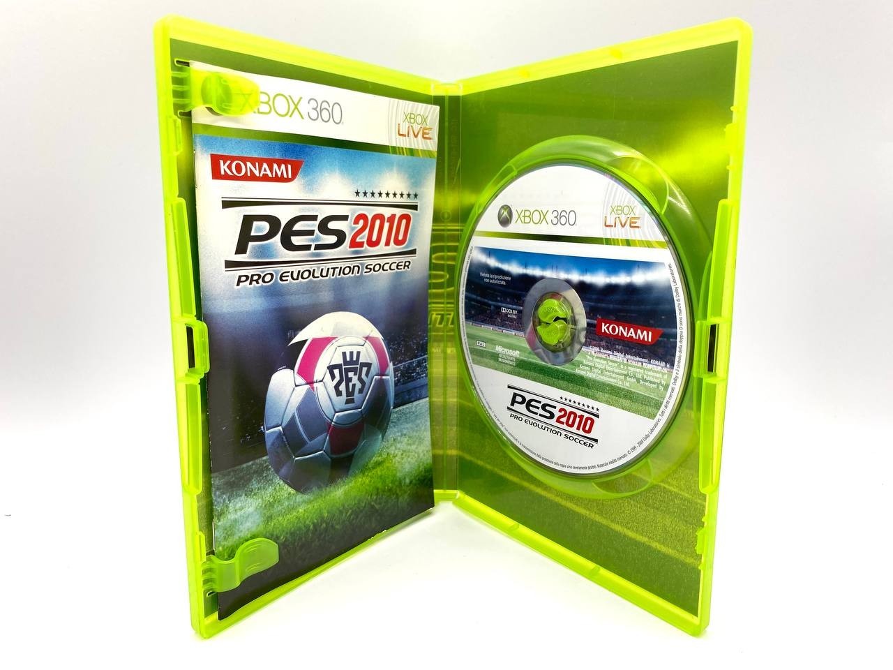 PES 2010 Pro evolution soccer Microsoft Xbox 360 Completo Funzionante Italiano