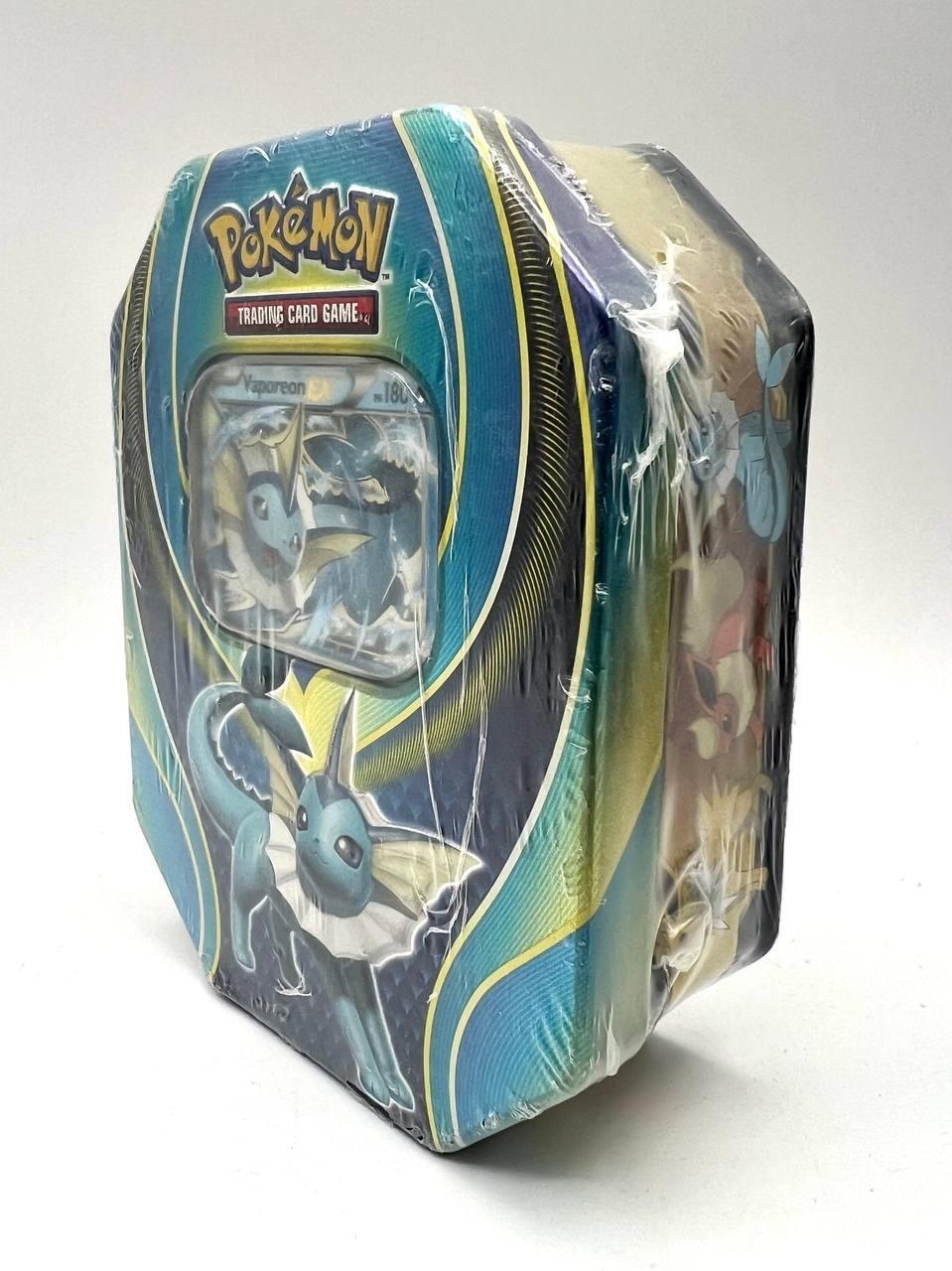 Pokémon Elemental Power Tins: Scatola da collezione vaporeon ex italiano siled