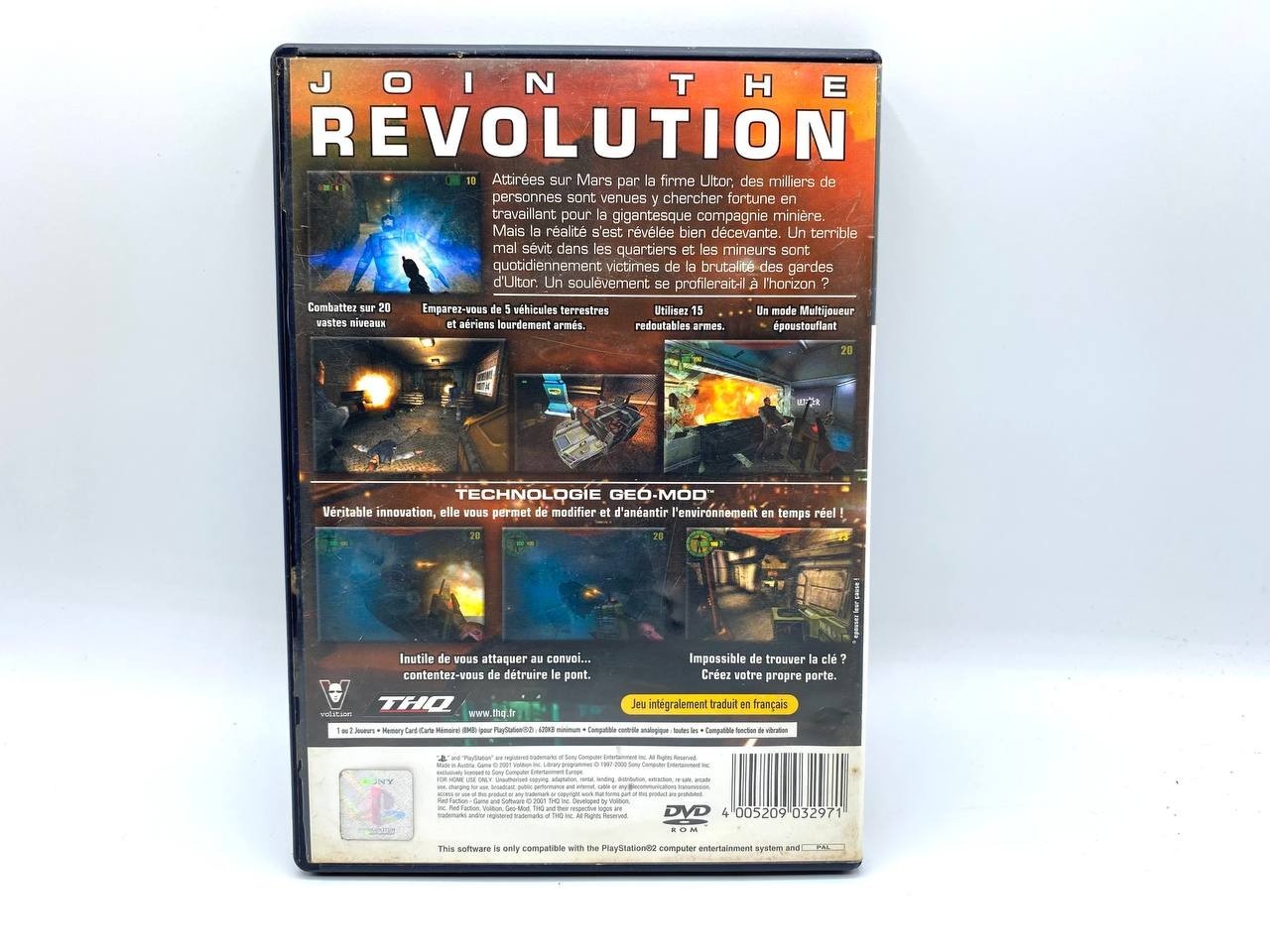 Videogioco Red Faction PlayStation Ps2 Completo funzionante Francese THQ
