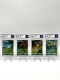 pokemon set sylveon umbreon eevee leafoen gradati CCIC 10 gem pack vol.2 cinese