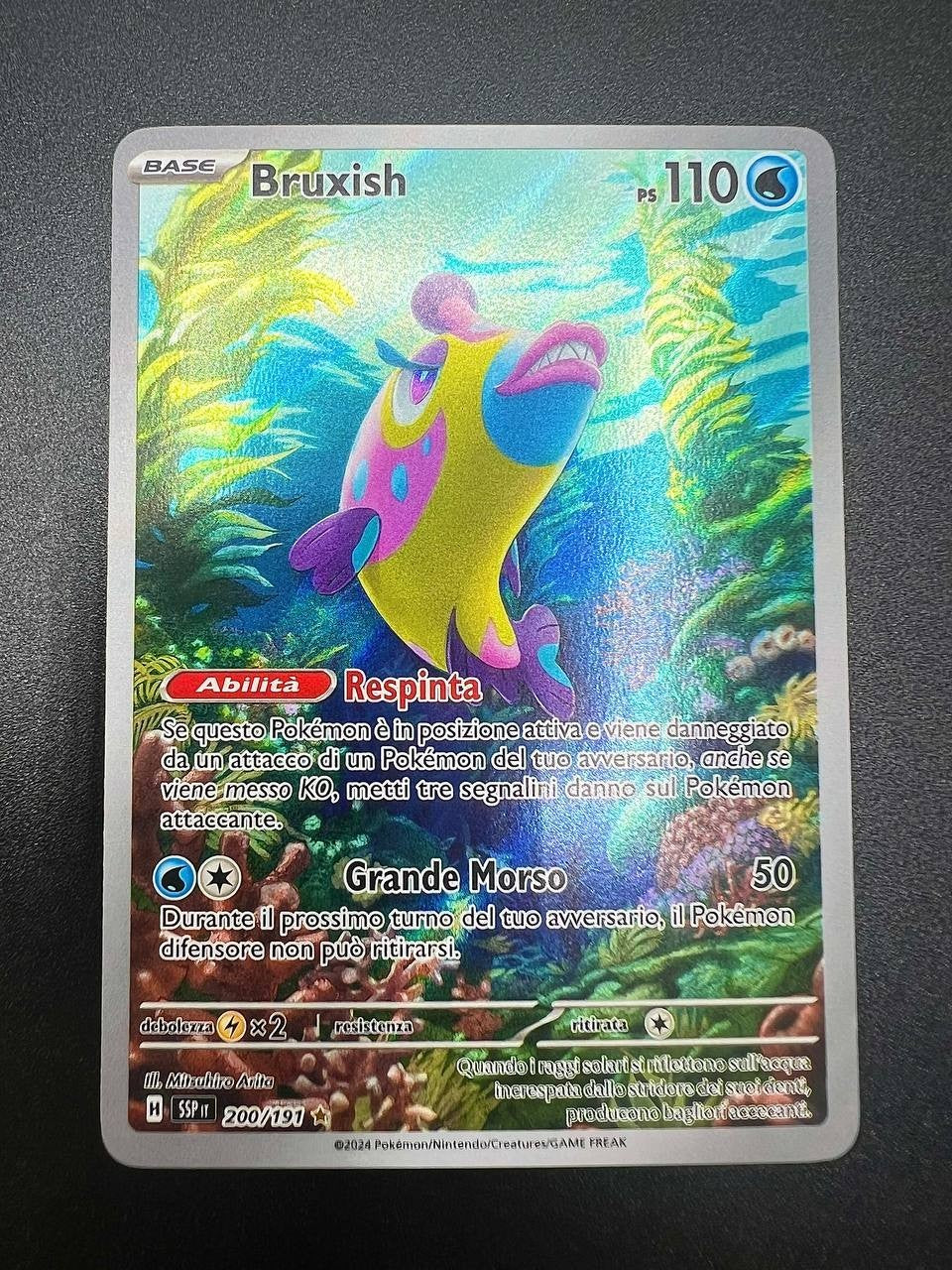 POKEMON POKBRUXISH SSP 200/191 Scintille Folgoranti NEAR MINT Italiano CARTA NM