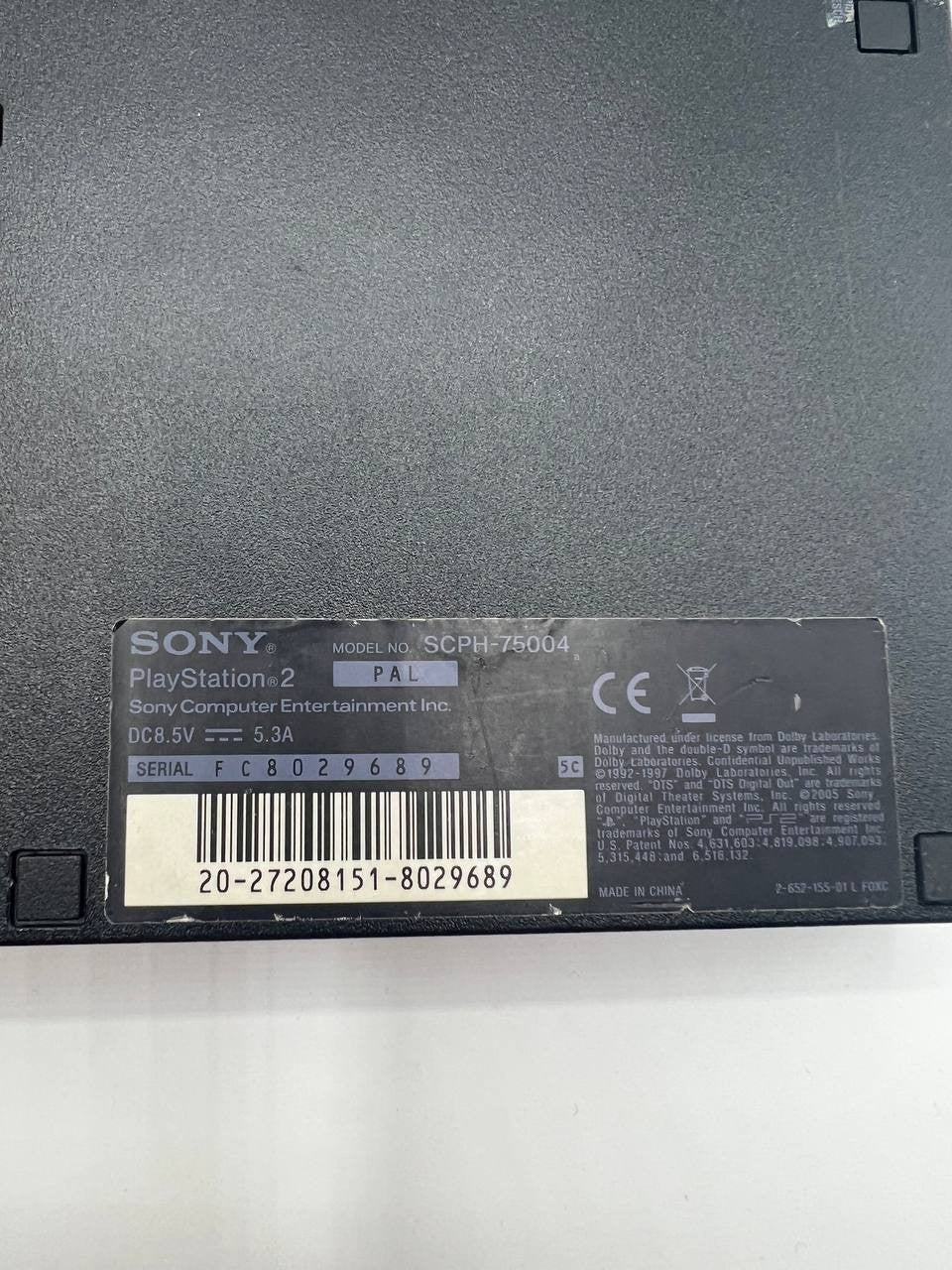 Console Playstation PS2 Slim Scph 75004 Completa Cavi Funzionante Controller