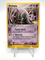 carta Pokemon set EX Dragon Grumpig 6/97 Holo Near mint Inglese Ereader