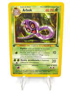 Carta pokemon Arbok 31/62 1a Edizione set Fossil FO Italiano Good Vintage