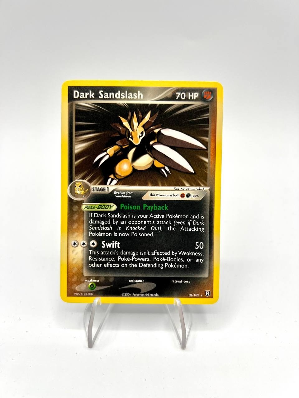 Carta pokemon Dark Sandslash 18/109 set Team Rocket Returns Inglese Excellent