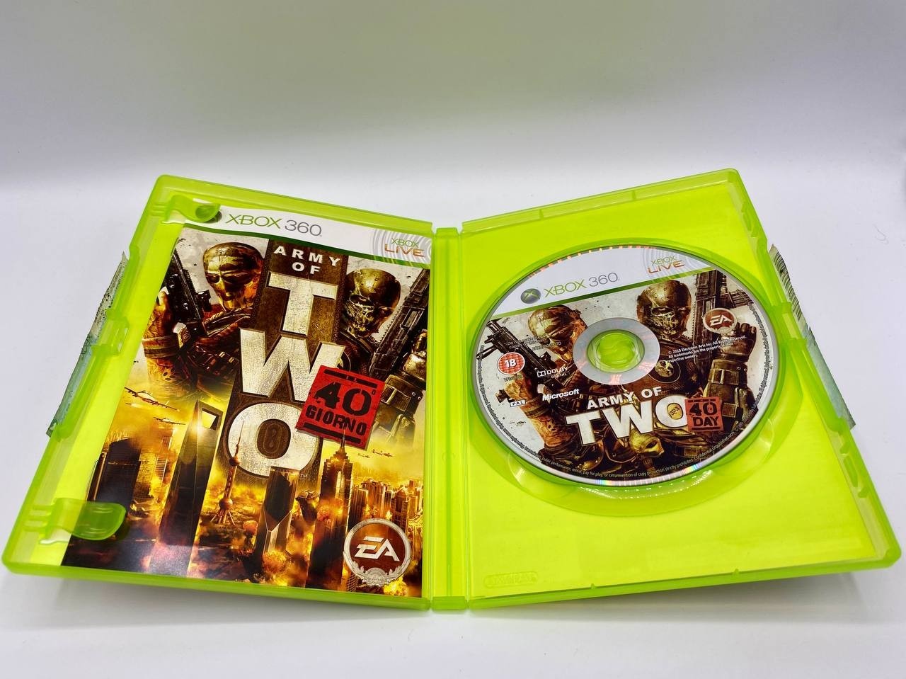 Army of Two: The 40th Day Microsoft Xbox 360 2010 Completo Funzionante Italiano