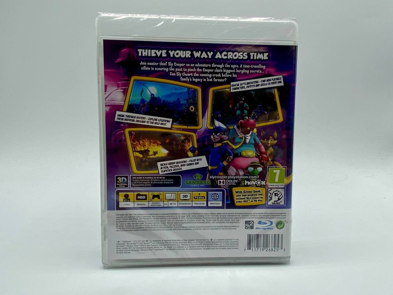 Sly Cooper Thieves in Time PS3 Sony Playstation 3 ENG gioco nuovo SEALED